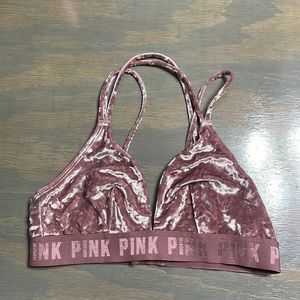 PINK Victoria’s Secret Velvet Bralette